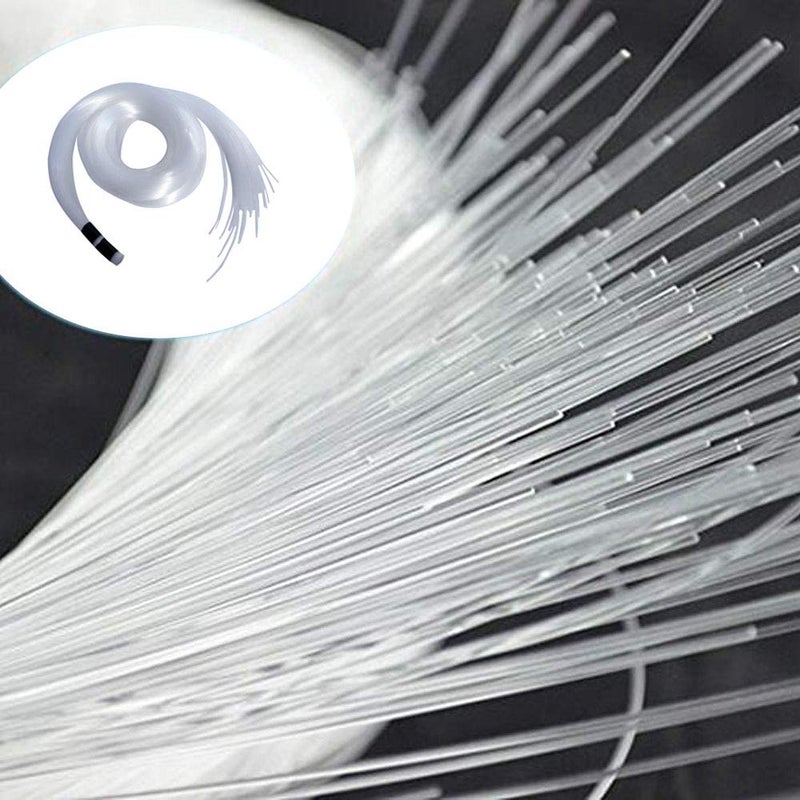 AKEPO Fiber Optic Light End Glow Cable 200pcs Ð¤0.03in(0.75mm) 6.5ft/2m PMMA Plastic Cable for LED Star Ceiling Sky Light Kit and Fiber Optical Lighting Decoration (Without Light Source) - Image 2